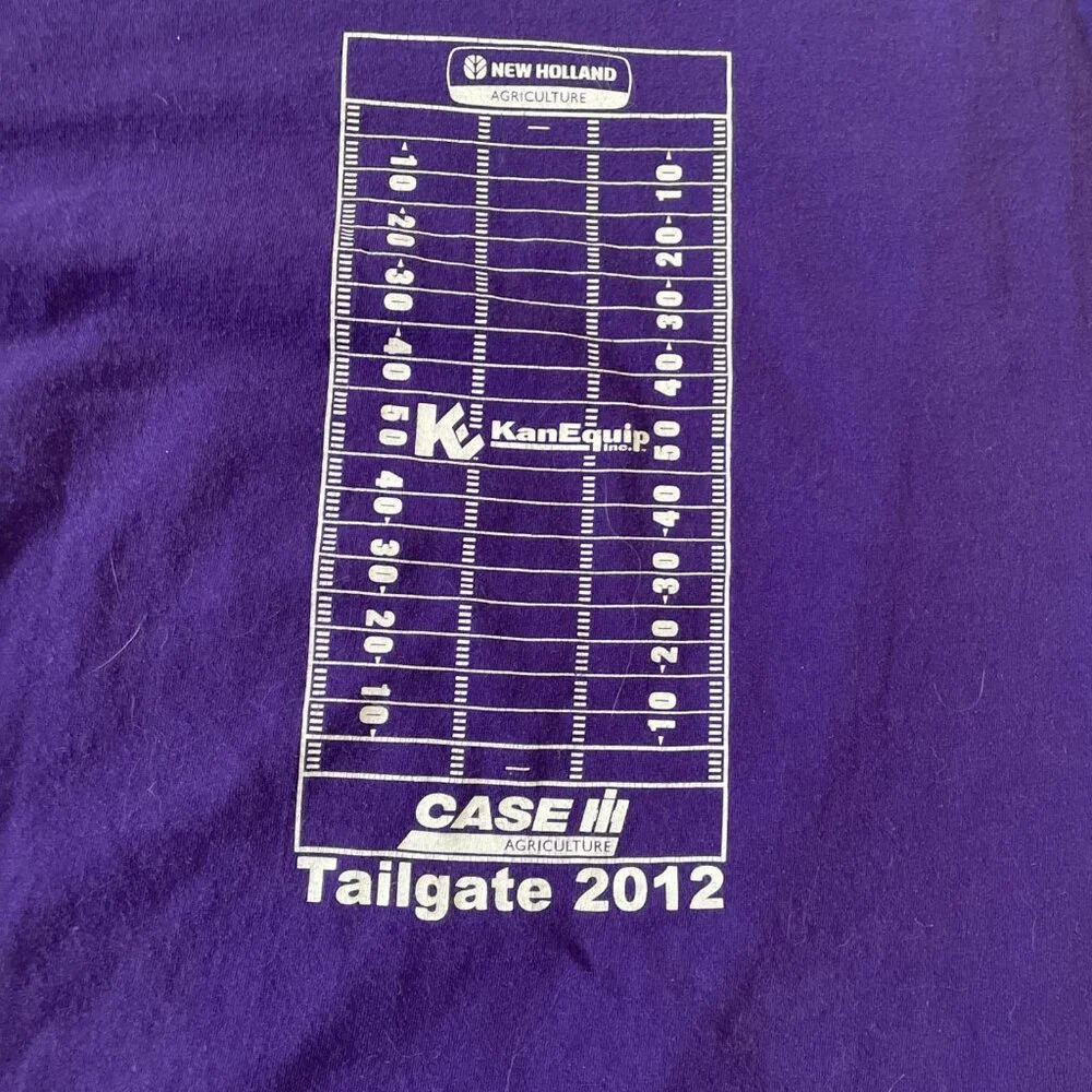 K-State Wildcats Purple T-Shirt Size XL Tailgate 2012 Gildan 100% Cotton - Picture 2 of 7